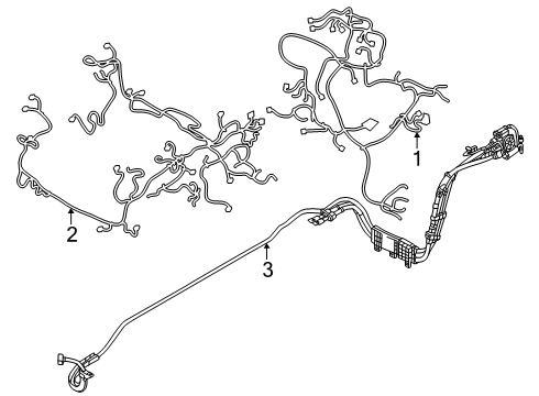 2024 Volvo XC40 Recharge Wiring Harness