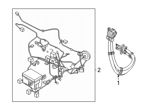 2025 Volvo EX30 Wiring Harness