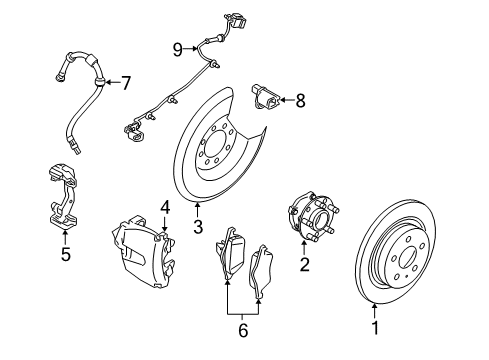 2012 Volvo C30 Anti-Lock Brakes Diagram