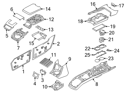 2024 Volvo S90 Front Console