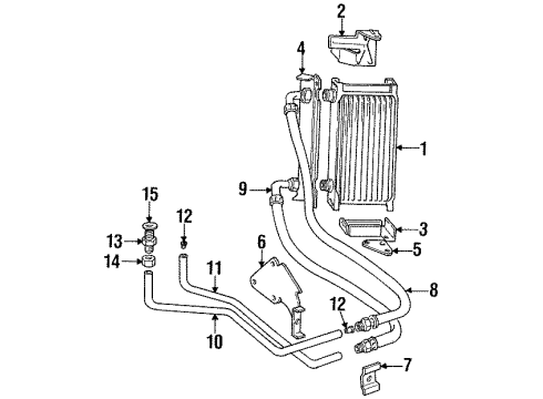 1993 Volvo 960 Oil Cooler Diagram