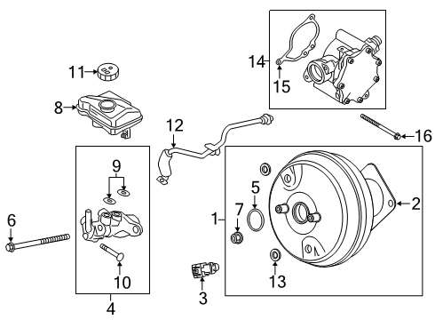 2019 Volvo S60 Dash Panel Components Diagram