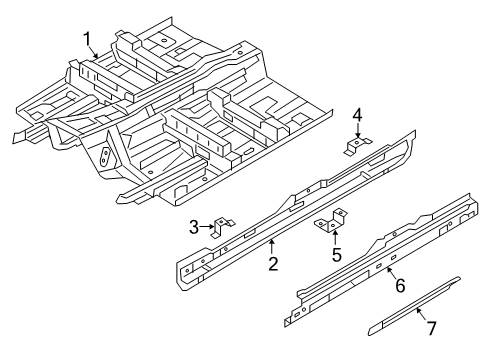2024 Volvo S90 Floor & Rails