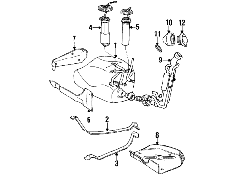 1993 Volvo 850 Fuel Supply