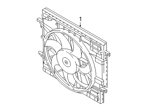 2025 Volvo S60 Cooling Fan
