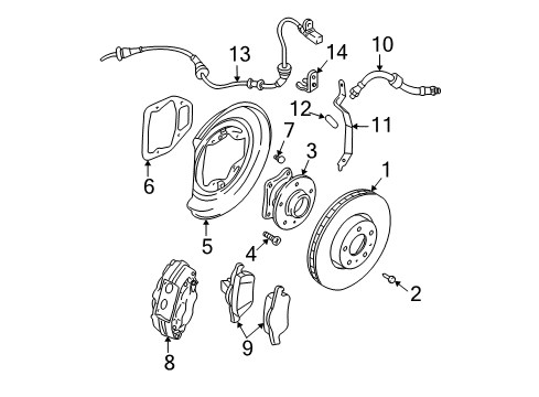 2005 Volvo S60 Anti-Lock Brakes Diagram