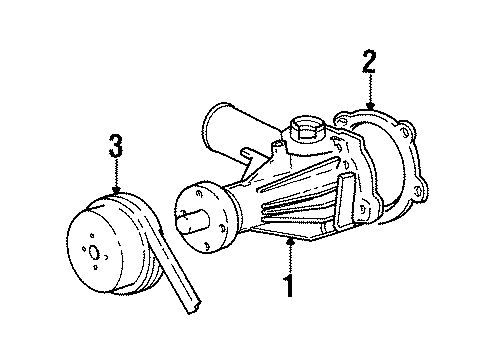 1995 Volvo 960 Water Pump Diagram