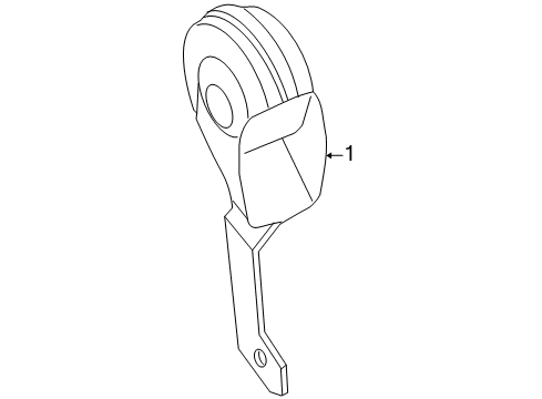 2011 Volvo V50 Horn