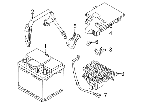 2025 Volvo EX30 Battery Diagram for 80021313