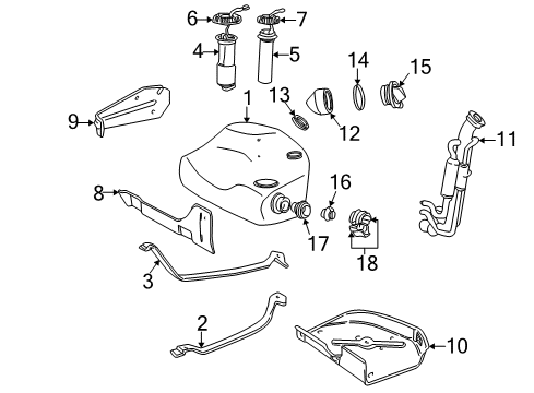 1998 Volvo S70 Fuel Supply Diagram