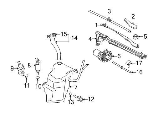2012 Volvo C70 Wipers Diagram