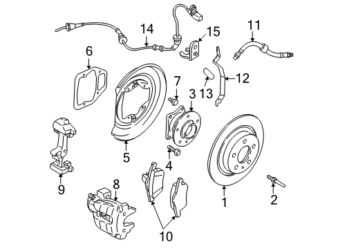 2000 Volvo S80 Anti-Lock Brakes Diagram