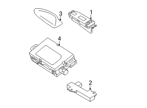 2012 Volvo S60 Antenna & Radio Diagram