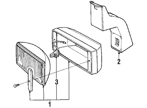 1991 Volvo 740 Park Lamps
