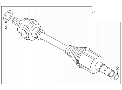 2025 Volvo EX30 Drive Axles - Rear