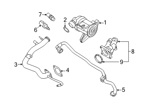 2016 Volvo S80 Water Pump Diagram