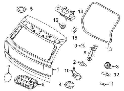 2025 Volvo EX30 Gate & Hardware