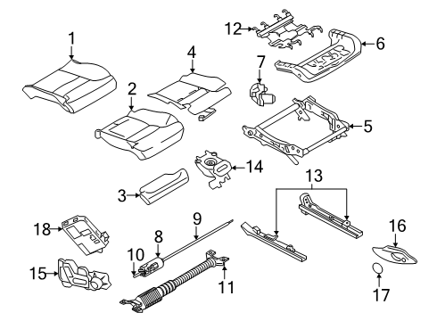 2019 Volvo V60 Power Seats Diagram
