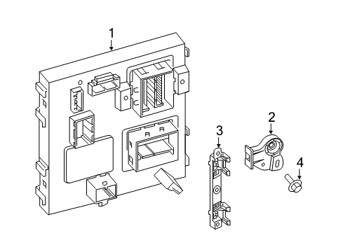 2024 Volvo S90 Control Module Diagram for 36013370