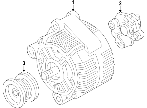 2024 Volvo V60 Cross Country Alternator