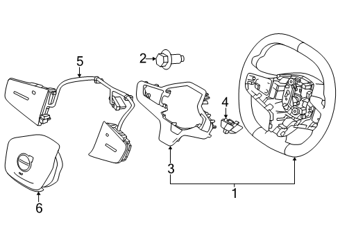 2025 Volvo EX30 Steering Wheel & Trim