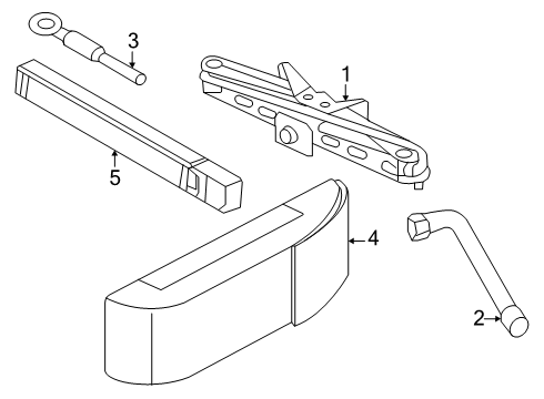 2025 Volvo EX90 Jack & Components