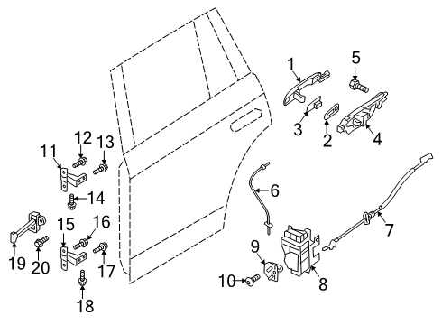 2025 Volvo S60 Rear Door - Lock & Hardware
