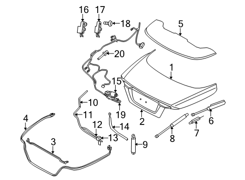 2012 Volvo C70 Convertible Top Diagram