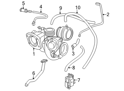 1999 Volvo C70 Turbocharger Diagram