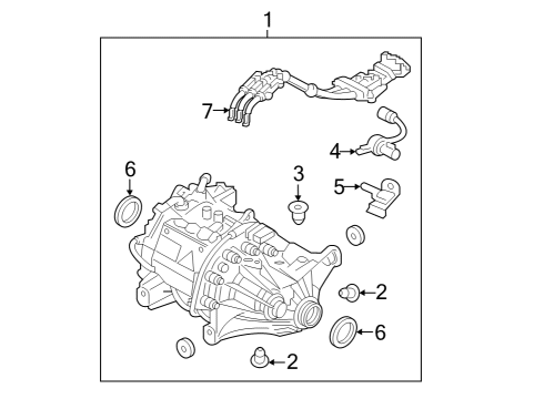 2021 Volvo S90 Axle & Differential - Rear Diagram