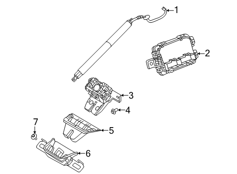 2025 Volvo EX30 Lift Gate - Lock & Hardware