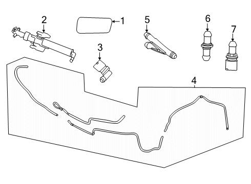 2025 Volvo EX90 Wiper & Washer Components