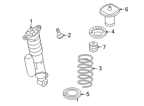 2012 Volvo S80 Shocks & Components Diagram