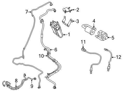 2025 Volvo S60 Emission Components
