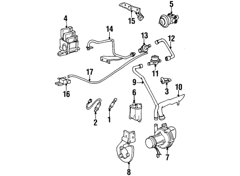 1993 Volvo 850 EGR System Diagram