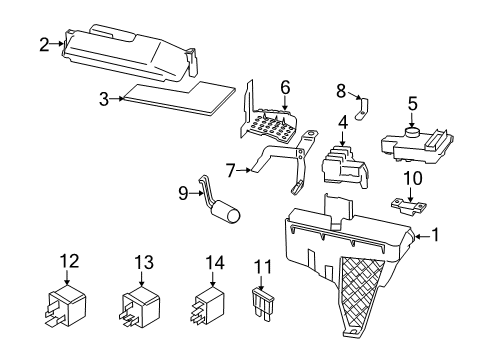 2007 Volvo XC90 Electrical Components Diagram 2