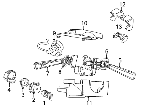 2000 Volvo S70 Ignition Lock Diagram