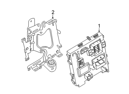 2024 Volvo C40 Recharge Controls - Instruments & Gauges Diagram