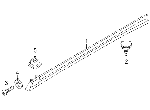 2025 Volvo EX30 Exterior Trim - Pillars