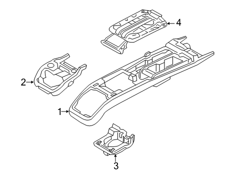 2024 Volvo S60 Front Console Diagram 2