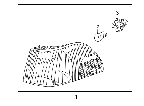 1999 Volvo C70 Bulbs Diagram