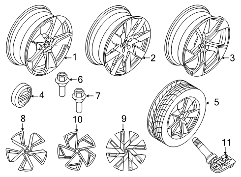 2025 Volvo EX90 Wheels