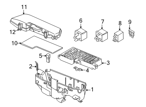 2001 Volvo S60 Electrical Components Diagram 2