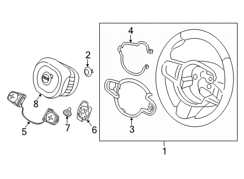 2024 Volvo XC90 Steering Wheel & Trim