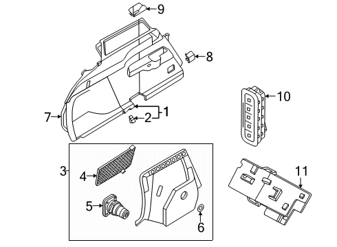 2025 Volvo EX90 Interior Trim - Quarter Panels