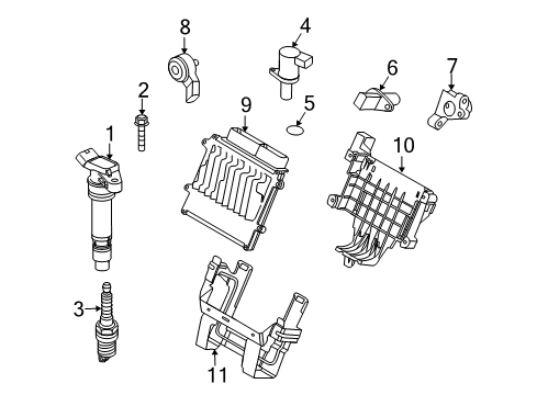 2011 Volvo XC70 Powertrain Control Diagram