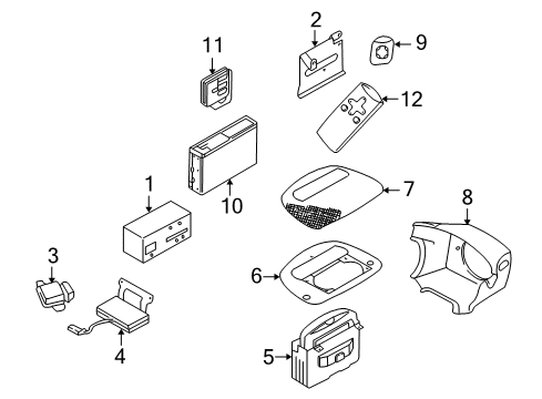 1999 Volvo S80 Electrical Components Diagram