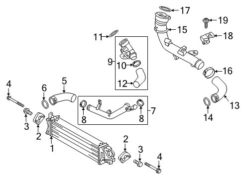 2025 Volvo V60 Intercooler