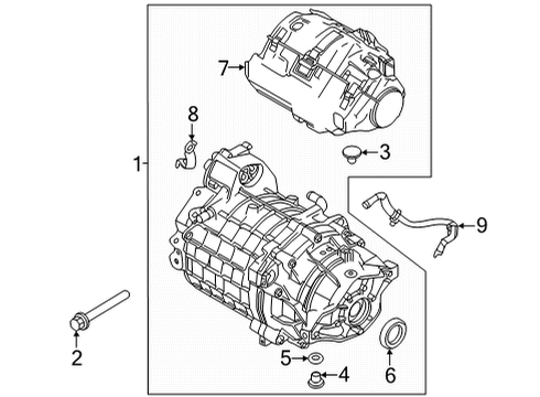 2024 Volvo C40 Recharge Automatic Transmission Diagram