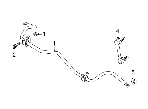 2005 Volvo S60 Stabilizer Bar & Components Diagram